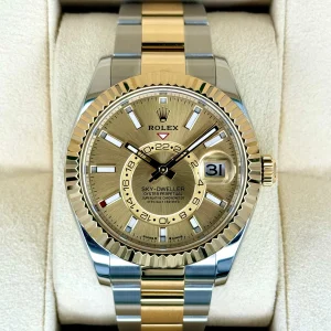 2024 Rolex Sky-Dweller 42mm 336933 Oyster Champagne Dial