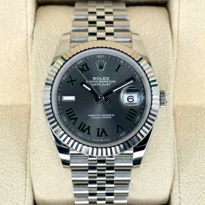 2024 Rolex Datejust 41mm 126334 Jubilee Wimbledon Dial