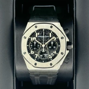 2010 Audemars Piguet Royal Oak Offshore 37mm 26283ST Black Dial