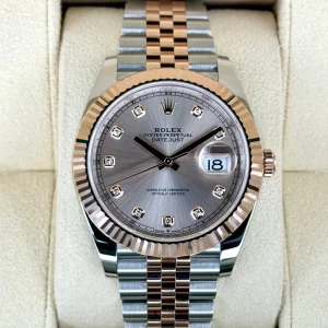 NEW 2025 Rolex Datejust 41mm 126331 Two-Tone Jubilee Sundust Diamond Dial