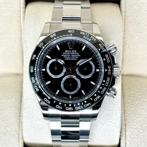 2024 Rolex Daytona 40mm 126500LN Stainless Steel Black Dial