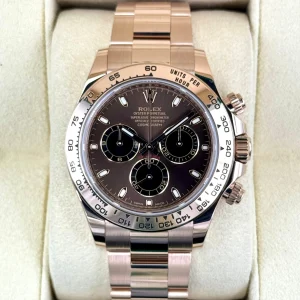 2022 Rolex Daytona 40mm 116505 Rose Gold Chocolate Dial