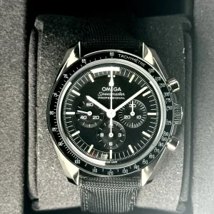 NEW 2024 Omega Speedmaster 42mm 310.32.42.50.01.001 Moonwatch Black Dial