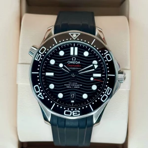 2022 Omega Seamaster Diver 300M 42mm 21032422001001 Black Dial