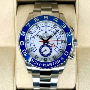 2016 Rolex Yacht-Master II 44mm 116680 Stainless Steel White Dial