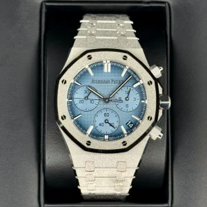 2023 Audemars Piguet 26240BC Frosted White Gold Blue Dial