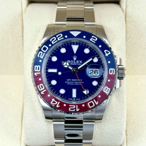 NEW 2025 Rolex GMT-Master II "Pepsi" 40mm 126719BLRO White Gold Blue Dial