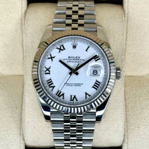 2021 Rolex Datejust 41mm 126334 Stainless Steel Jubilee White Dial