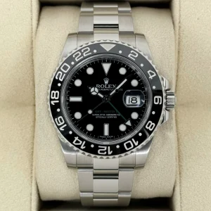 Rolex GMT-Master II 40mm 116710LN Stainless Steel Black Dial