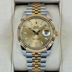 NEW 2025 Rolex Datejust 41mm 126333 Two-Tone Jubilee Champagne Dial