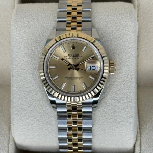 NEW 2025 Rolex Lady Datejust 28mm 279173 Jubilee Champagne Dial