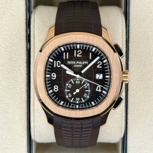 2024 Patek Philippe 5968R Aquanaut Chronograph Rose Gold
