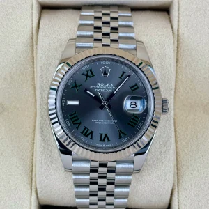 2024 Rolex Datejust 41mm 126334 Jubilee Wimbledon Dial