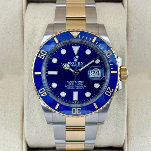 2021 Rolex Submariner "Bluesy" 41mm 126613LB Two-Tone Blue Dial