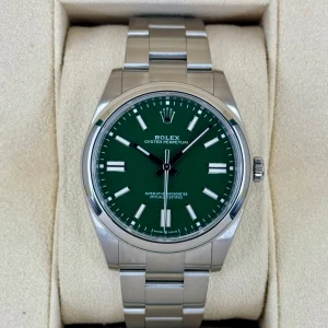 2023 Rolex Oyster Perpetual 41mm 124300 Green Dial