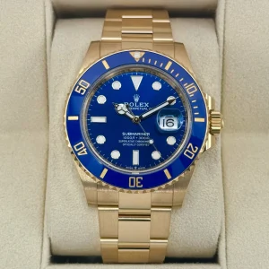 2024 Rolex Submariner "Bluesy" 41mm 126618LB Yellow Gold Blue Dial