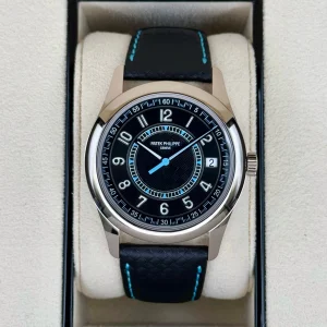 NEW 2023 Patek Philippe 6007G Calatrava White Gold Black Dial