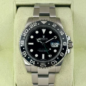 2012 Rolex GMT-Master II 40mm 116710LN Stainless Steel Black Dial