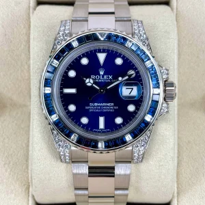 2020 Rolex Submariner 40mm 116659SABR White Gold Blue Dial