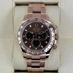 2021 Rolex Daytona 40mm 116505 Rose Gold Chocolate Dial