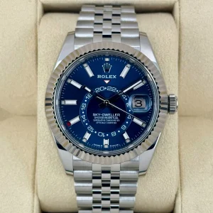 NEW 2024 Rolex Sky-Dweller 42mm 336934 Jubilee Blue Dial