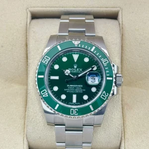 2018 Rolex Submariner “Hulk” 40mm 116610LV Green Dial