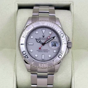 2010 Rolex Yacht-Master 40mm 16622 Platinum Bezel and Dial
