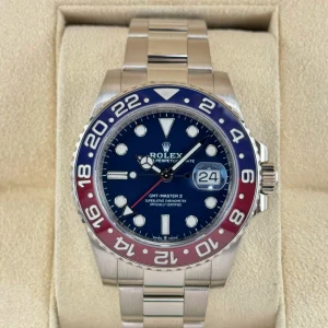 Rolex GMT-Master II "Pepsi" 40mm 126719BLRO White Gold Oyster