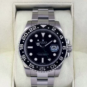 2010 Rolex GMT-Master II 40mm 116710LN Stainless Steel Black Dial