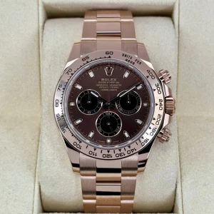 2023 Rolex Daytona 40mm 116505 Rose Gold Chocolate Dial
