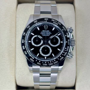 NEW 2025 Rolex Daytona 40mm 126500LN Stainless Steel Black Dial