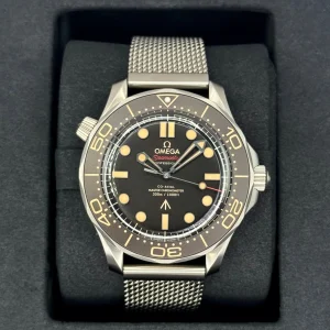 2023 Omega Seamaster Diver 300M 007 42mm Titanium Brown Dial