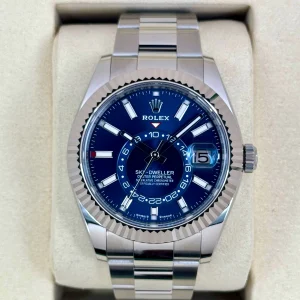 NEW 2025 Rolex Sky-Dweller 42mm 336934 Oyster Blue Dial