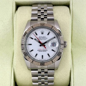 2006 Rolex Datejust Turn-O-Graph 36mm 116264 Jubilee White Dial