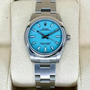 2021 Rolex Oyster Perpetual 31mm 277200 Turquoise Tiffany Blue Dial