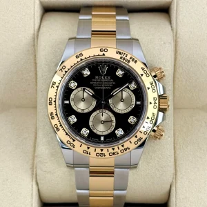 NEW 2025 Rolex Daytona 40mm 126503 Two-Tone Black Diamond Dial
