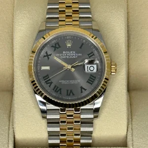 NEW 2025 Rolex Datejust 36mm 126233 Two-Tone Jubilee Wimbledon Dial