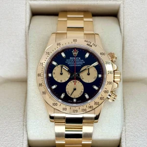 2000 Rolex Daytona "Paul Newman" 40mm 116528 Yellow Gold Black Dial