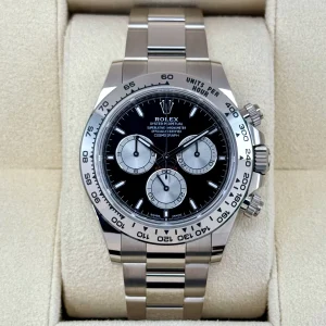 NEW 2024 Rolex Daytona 40mm 126509 White Gold Black Dial