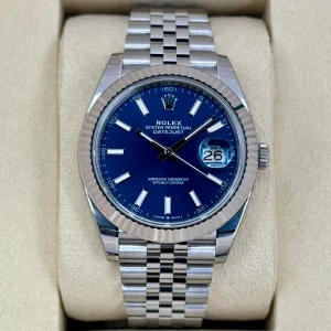 NEW 2025 Rolex Datejust 41mm 126334 Stainless Steel Jubilee Blue Dial