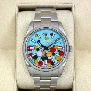 NEW 2024 Rolex Oyster Perpetual 41mm 124300 Celebration Dial