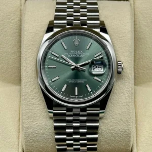 NEW 2025 Rolex Datejust 36mm 126200 Jubilee Mint Green Dial