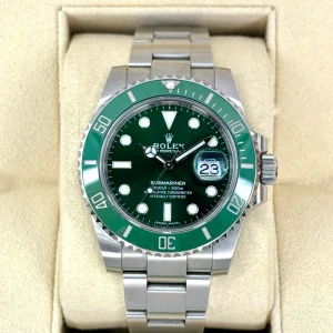 2019 Rolex Submariner “Hulk” 40mm 116610LV Green Dial