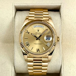 2021 Rolex Day-Date 40mm 228238 Presidential Champagne Dial