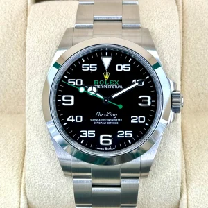 NEW 2025 Rolex Air-King 40mm 126900 Stainless Steel Black Dial