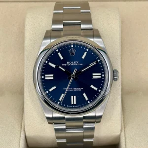 NEW 2025 Rolex Oyster Perpetual 41mm 124300 Blue Dial