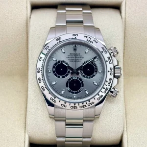 2017 Rolex Daytona "Ghost" 40mm 116509 White Gold Silver Dial