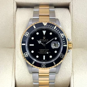 2005 Rolex Submariner 40mm 16613LN Two-Tone Black Dial