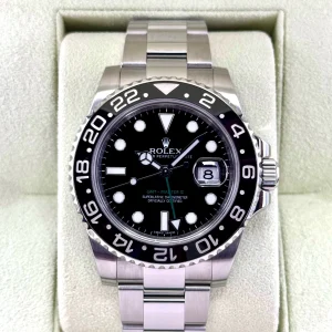 2012 Rolex GMT-Master II 40mm 116710LN Stainless Steel Black Dial