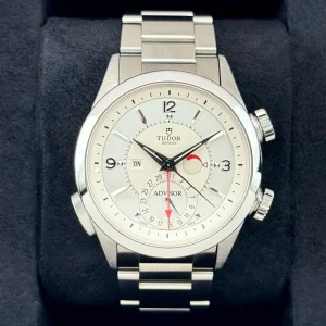 Tudor Heritage Advisor 42mm 79620T Stainless Steel White Dial
